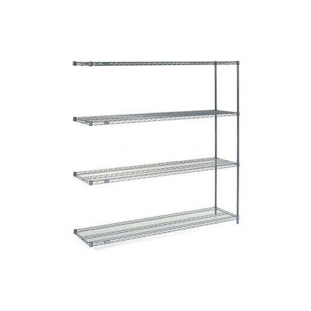 Nexelon    Wire Shelving Add-On Unit - 5 Tier - 54W X 18D X 86H